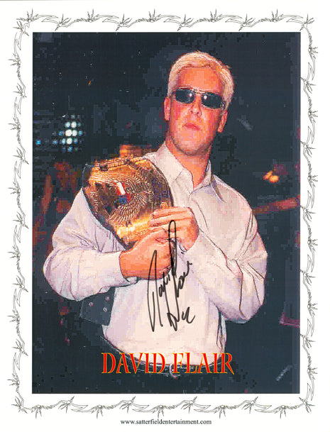 David Flair signed 8x10 Photo