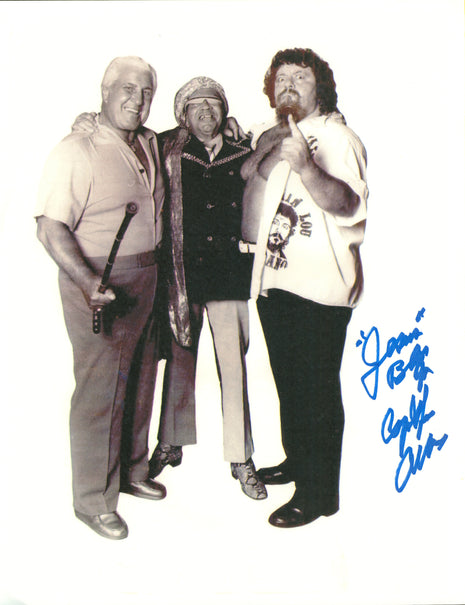Lou Albano signed 8x10 Photo