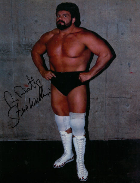 Dr Death Steve Williams signed 8x10 Photo