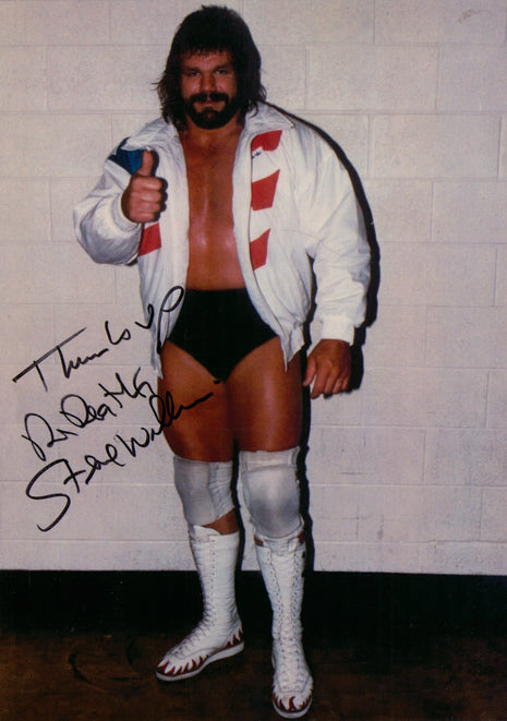 Dr Death Steve Williams signed 8x10 Photo