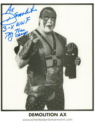 Demolition Ax signed 8x10 Photo