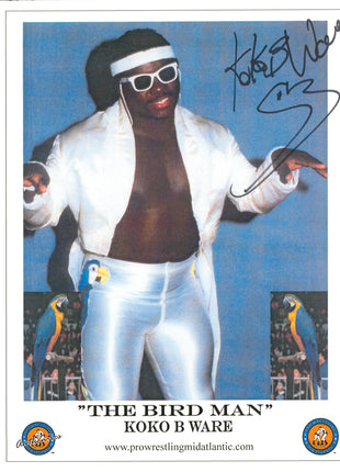 Fotografía firmada de 8x10 por Koko B Ware