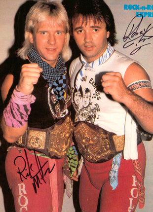 Rock N Roll Express - Ricky Morton & Robert Gibson dual signed 8x10 Photo