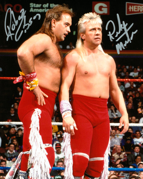 Rock N Roll Express - Ricky Morton & Robert Gibson dual signed 8x10 Photo