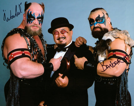 Powers of Pain - Warlord & Barbarian dual signed 8x10 Photo