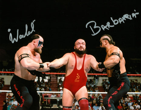 Powers of Pain - Warlord & Barbarian dual signed 8x10 Photo