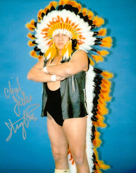 Foto firmada de 8x10 por Jules Strongbow