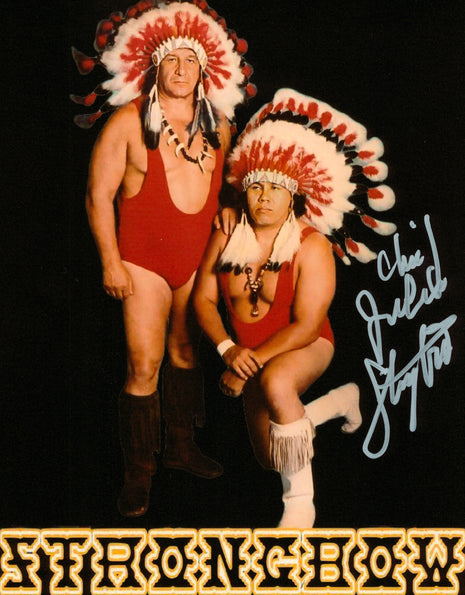 Foto firmada de 8x10 por Jules Strongbow