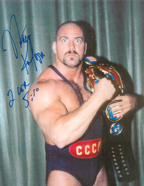 Fotografía firmada de 8x10 por Nikita Koloff