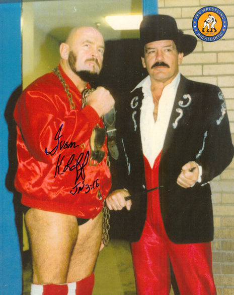 Foto firmada de Ivan Koloff de 8x10
