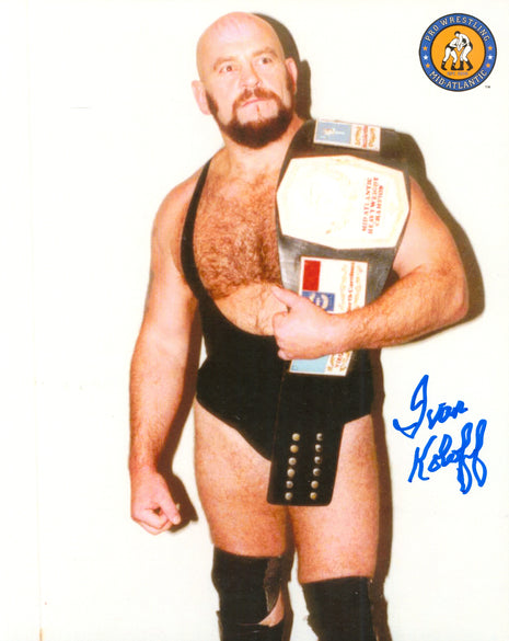 Foto firmada de Ivan Koloff de 8x10