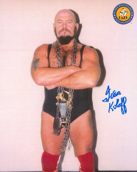 Foto firmada de Ivan Koloff de 8x10