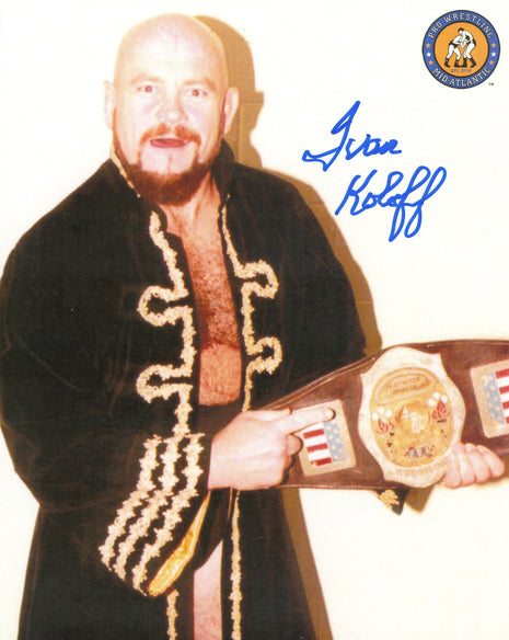 Foto firmada de Ivan Koloff de 8x10