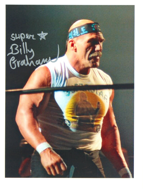 Superstar Billy Graham signed 8x10 Photo