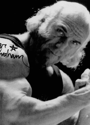 Superstar Billy Graham signed 8x10 Photo