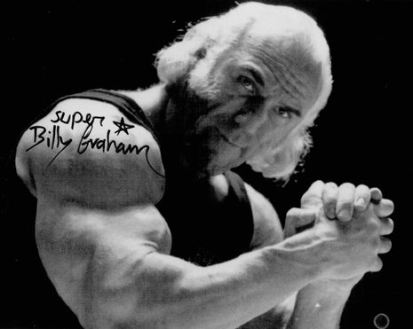 Superstar Billy Graham signed 8x10 Photo