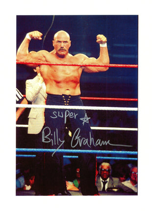 Superstar Billy Graham signed 8x10 Photo