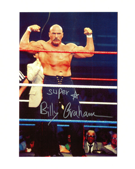 Superstar Billy Graham signed 8x10 Photo