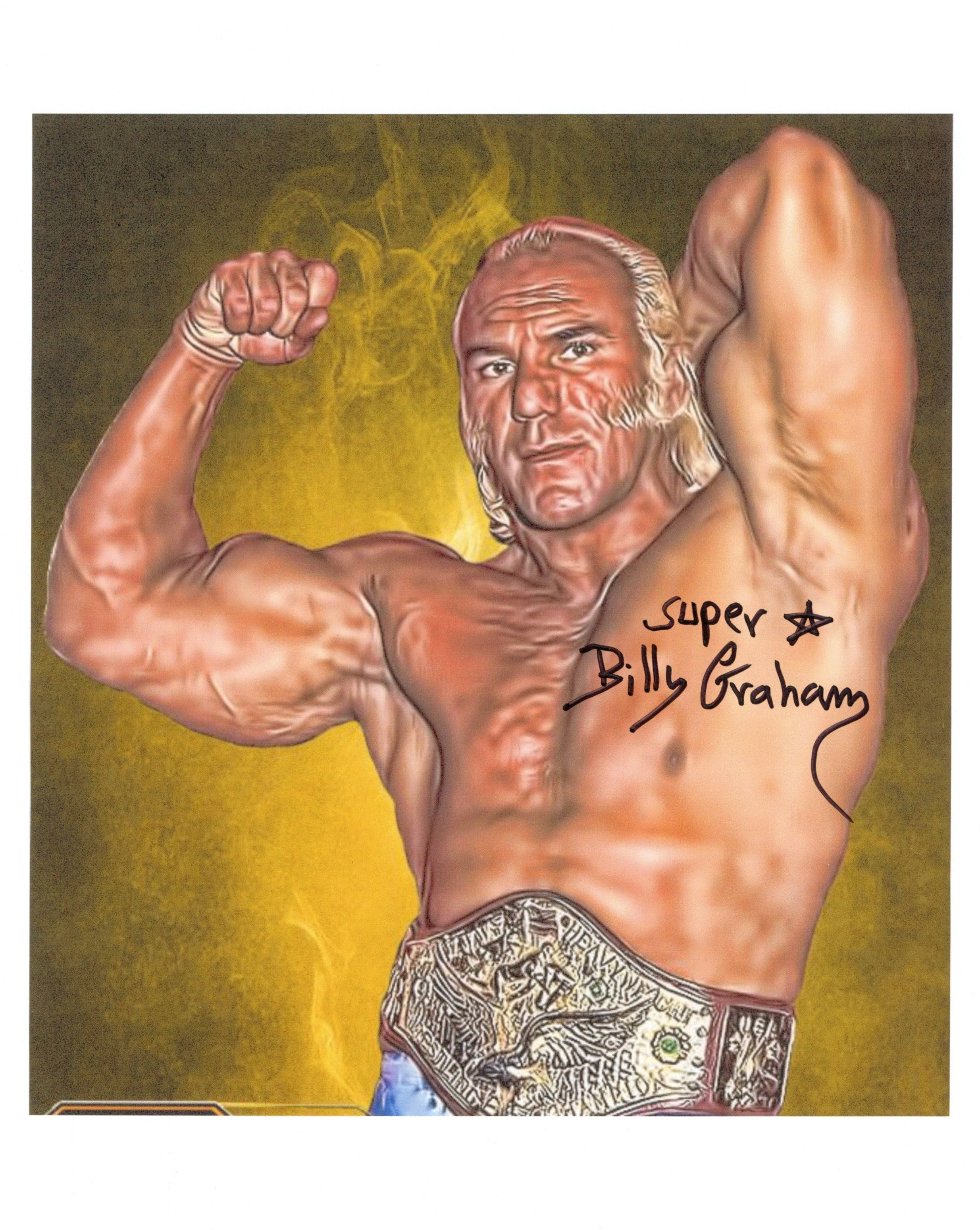 Superstar Billy Graham Signed 8x10 Photo – Signed By Superstars