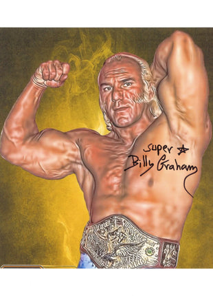 Superstar Billy Graham signed 8x10 Photo