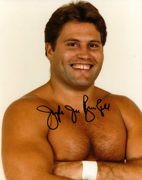 Fotografía firmada de Jim Brunzell de 8x10