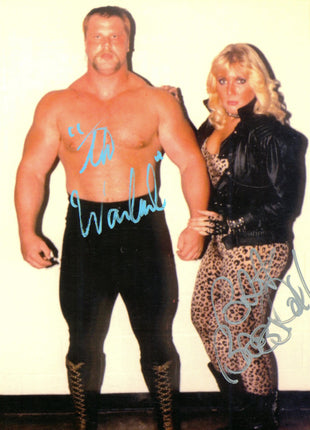 Warlord & Baby Doll dual signed 8x10 Photo