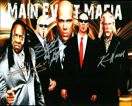 Kevin Nash, Booker T & Scott Steiner triple signed 8x10 Photo