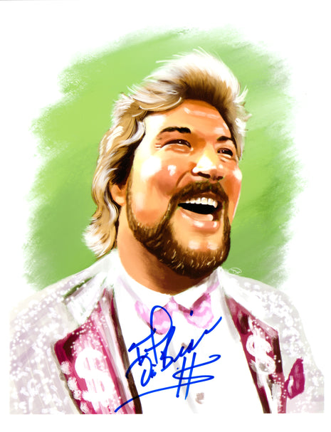 Ted DiBiase signed 8x10 Photo