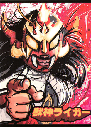 Jushin Liger signed 8x10 Photo