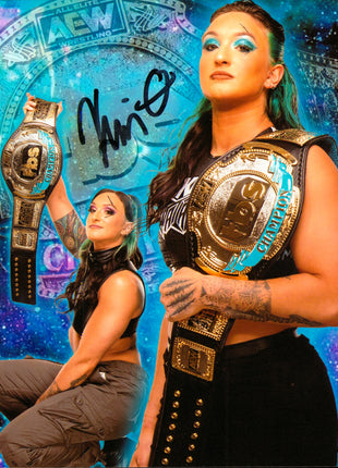 Kris Statlander a signé une photo 8x10