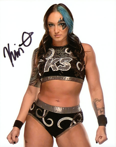 Kris Statlander firmó foto 8x10