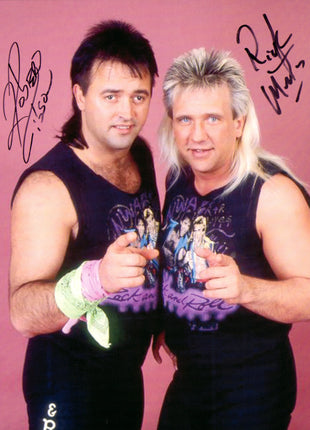 Rock N Roll Express - Ricky Morton & Robert Gibson dual signed 8x10 Photo