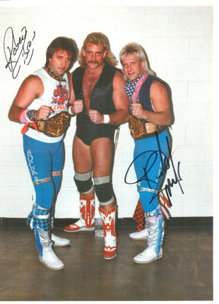Rock N Roll Express - Ricky Morton & Robert Gibson dual signed 8x10 Photo
