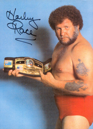 Harley Race signed 8x10 Photo