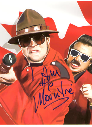 Jimmy Hart & The Mountie dual signed 8x10 Photo