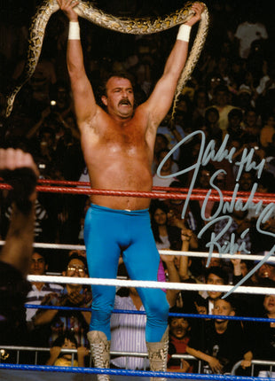 Foto firmada de 8x10 por Jake Roberts
