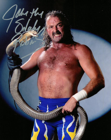 Foto firmada de 8x10 por Jake Roberts
