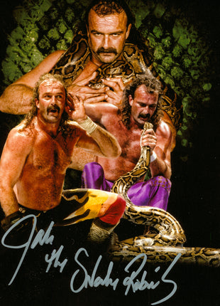 Foto firmada de 8x10 por Jake Roberts
