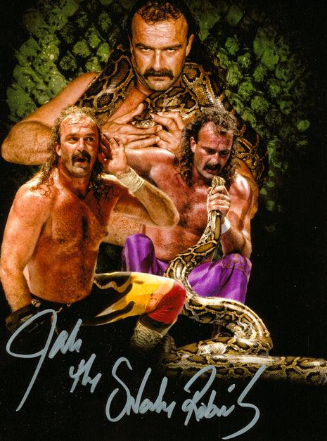 Foto firmada de 8x10 por Jake Roberts