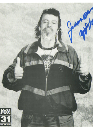 Captain Lou Albano signed 8x10 Photo