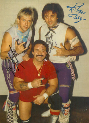 Rock N Roll Express - Ricky Morton & Robert Gibson dual signed 8x10 Photo