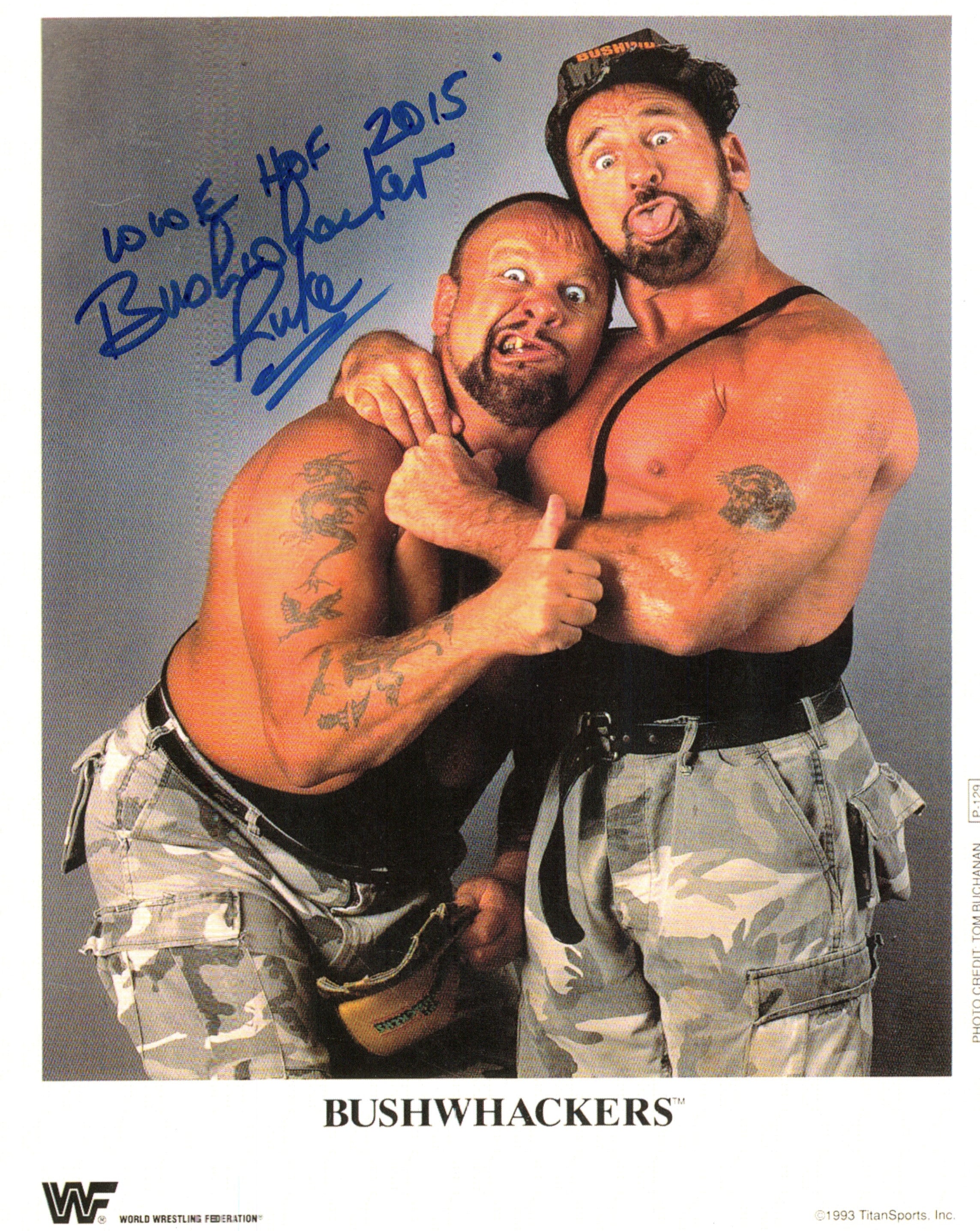 Bushwhacker Sign Bushwhacker Luke signed 8x10 Photo – Signed By Superstars