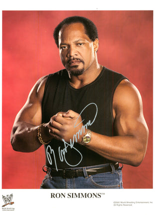 Ron Simmons signed 8x10 Photo