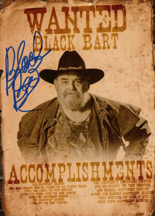Photo 8x10 signée de Black Bart