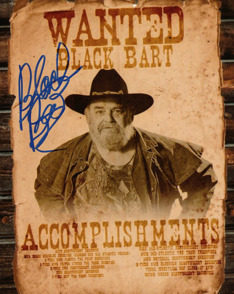 Photo 8x10 signée de Black Bart