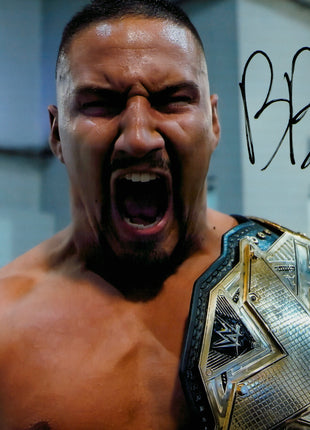 Bron Breakker signed Metallic 8x10 Photo (w/ JSA)