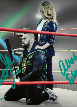 Alisha Edwards & Eddie Edwards dual signed 8x10 Photo