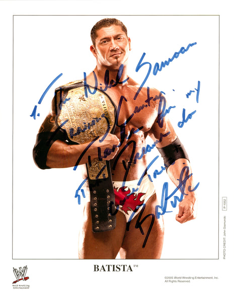 Batista signed 8x10 Photo