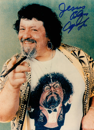 Captain Lou Albano signed 8x10 Photo