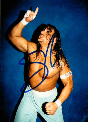 Sabu signed 4x6 Photo